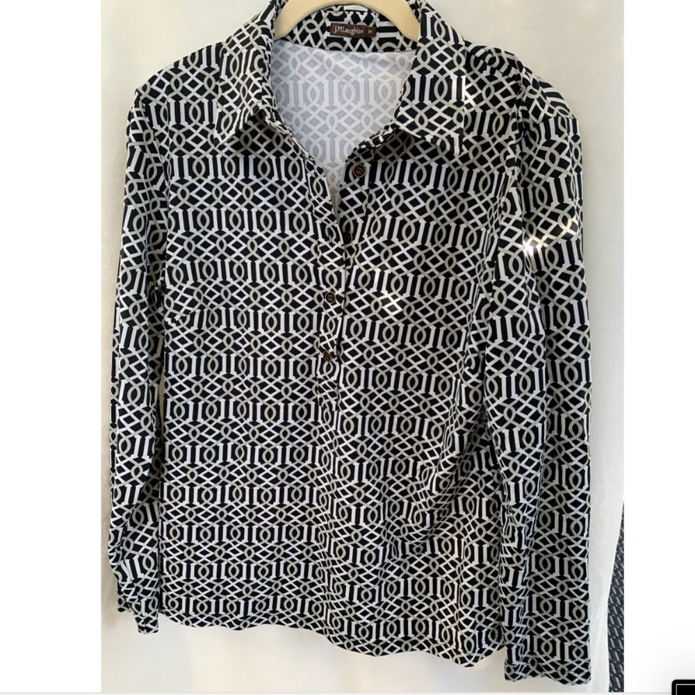 J.Mclaughlin Quarter Button Down - image 1